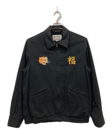 HOUSTON（ヒューストン）の古着「COTTON LINEN VIETNAM JACKET」｜ブラック