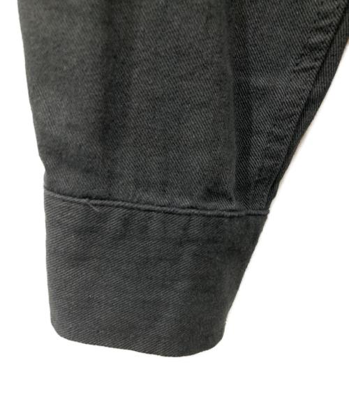 HOUSTON（ヒューストン）HOUSTON (ヒューストン) COTTON LINEN VIETNAM JACKET ブラック サイズ:Lの古着・服飾アイテム