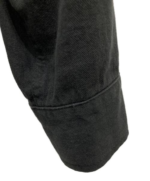 HOUSTON（ヒューストン）HOUSTON (ヒューストン) COTTON LINEN VIETNAM JACKET ブラック サイズ:Lの古着・服飾アイテム