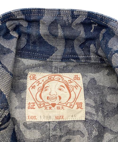 EVISU（エヴィス）EVISU (エヴィス) 総柄デニムオールインワン インディゴ サイズ:40の古着・服飾アイテム