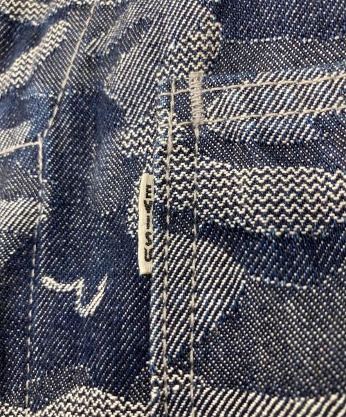 EVISU（エヴィス）EVISU (エヴィス) 総柄デニムオールインワン インディゴ サイズ:40の古着・服飾アイテム
