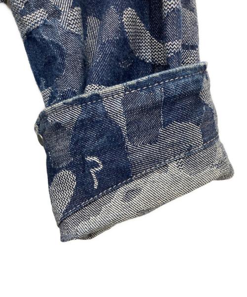 EVISU（エヴィス）EVISU (エヴィス) 総柄デニムオールインワン インディゴ サイズ:40の古着・服飾アイテム