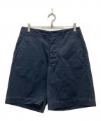 CIOTAシオタ）の古着「スビンコットンウェポンチノハーフパンツ」｜ネイビー