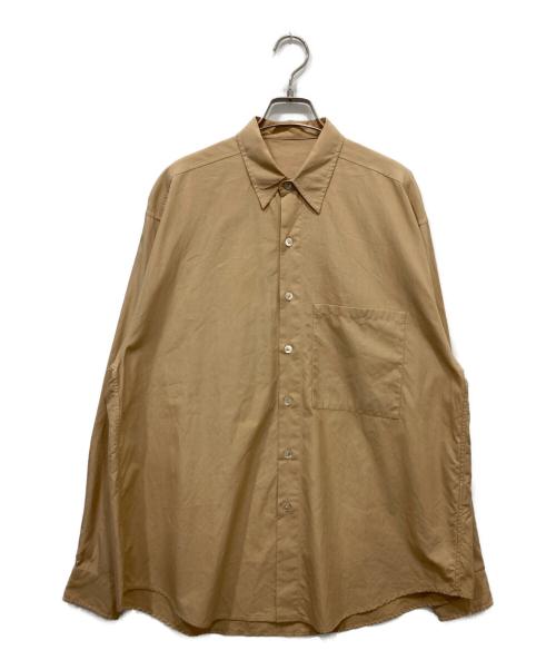 AURALEE（オーラリー）AURALEE (オーラリー) WASHED FINX TWILL BIG SHIRT ベージュ サイズ:4の古着・服飾アイテム