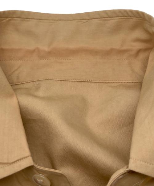 AURALEE（オーラリー）AURALEE (オーラリー) WASHED FINX TWILL BIG SHIRT ベージュ サイズ:4の古着・服飾アイテム