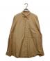 AURALEE（オーラリー）の古着「WASHED FINX TWILL BIG SHIRT」｜ベージュ