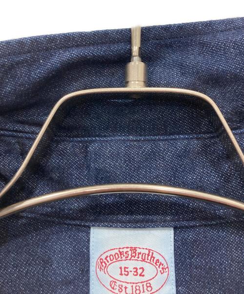 BROOKS BROTHERS（ブルックスブラザーズ）BROOKS BROTHERS (ブルックスブラザーズ) デニムボタンダウンシャツ インディゴ サイズ:15-32の古着・服飾アイテム