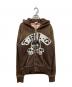 TRUE RELIGION（トゥルー レリジョン）の古着「ジップパーカー」｜ブラウン