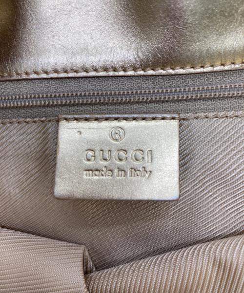 GUCCI（グッチ）GUCCI (グッチ) ミニトートバッグ ブルーの古着・服飾アイテム