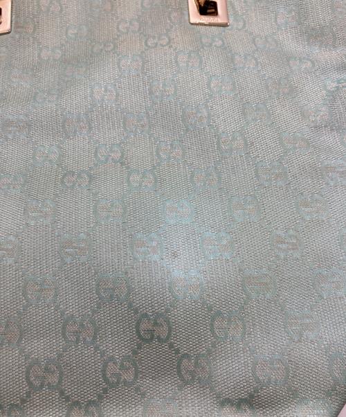 GUCCI（グッチ）GUCCI (グッチ) ミニトートバッグ ブルーの古着・服飾アイテム