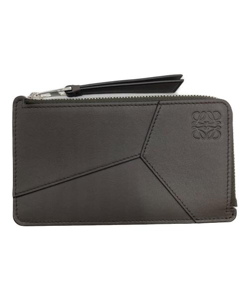 LOEWE（ロエベ）LOEWE (ロエベ) パズル ロング コインカードホルダ ブラウンの古着・服飾アイテム