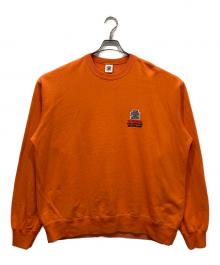 BlackEyePatch（ブラックアイパッチ）の古着「Big Business OG Label Crew Sweat」｜オレンジ