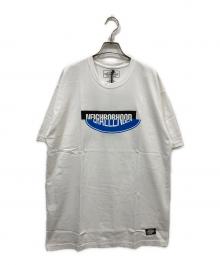NEIGHBORHOOD×CHALLENGER（ネイバーフッド×チャレンジャー）の古着「コラボロゴ Tシャツ」｜ホワイト