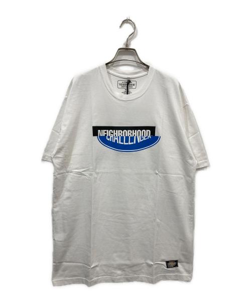 NEIGHBORHOOD（ネイバーフッド）NEIGHBORHOOD (ネイバーフッド) CHALLENGER (チャレンジャー) コラボロゴ Tシャツ ホワイト サイズ:XXLの古着・服飾アイテム