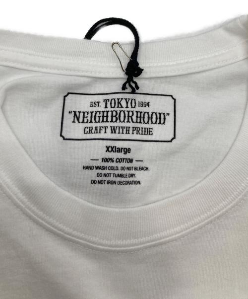 NEIGHBORHOOD（ネイバーフッド）NEIGHBORHOOD (ネイバーフッド) CHALLENGER (チャレンジャー) コラボロゴ Tシャツ ホワイト サイズ:XXLの古着・服飾アイテム