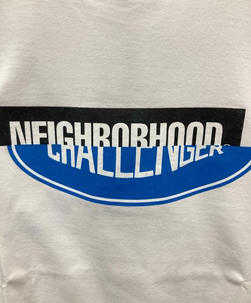 NEIGHBORHOOD（ネイバーフッド）NEIGHBORHOOD (ネイバーフッド) CHALLENGER (チャレンジャー) コラボロゴ Tシャツ ホワイト サイズ:XXLの古着・服飾アイテム