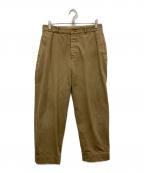 G&F Coジーアンドエフコー）の古着「HERINGBONE TROUSER」｜ベージュ