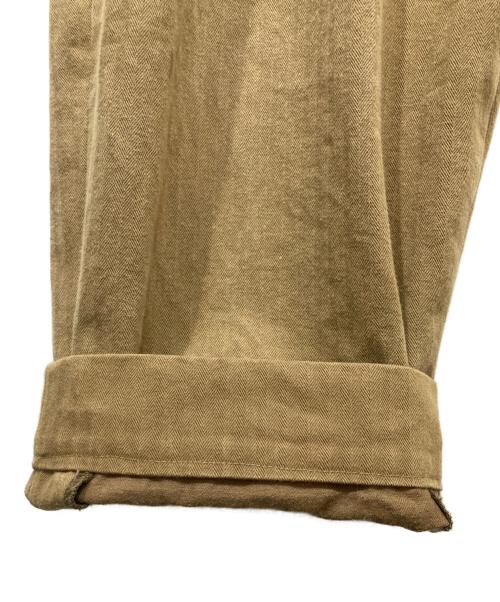 G&F Co（ジーアンドエフコー）G&F co (ジーアンドエフコー) HERINGBONE TROUSER ベージュ サイズ:34の古着・服飾アイテム