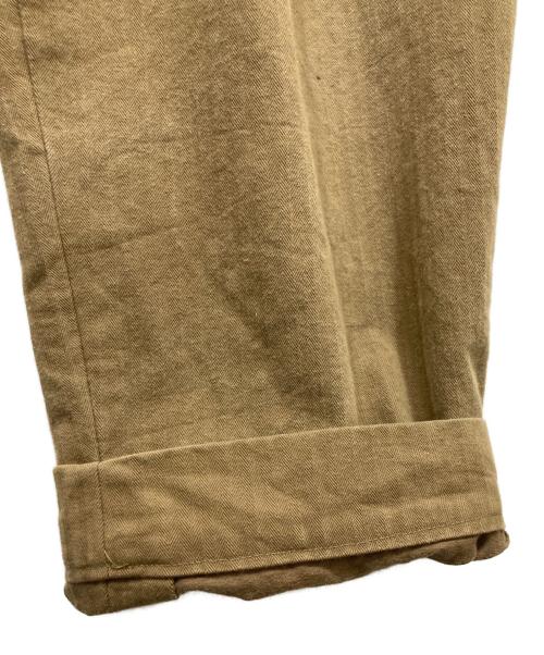 G&F Co（ジーアンドエフコー）G&F co (ジーアンドエフコー) HERINGBONE TROUSER ベージュ サイズ:34の古着・服飾アイテム