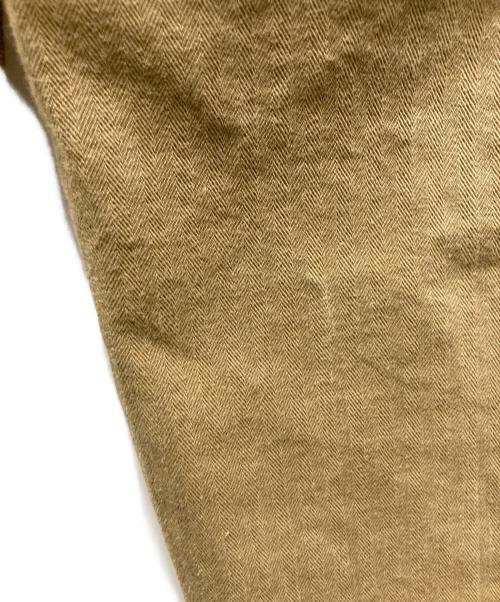 G&F Co（ジーアンドエフコー）G&F co (ジーアンドエフコー) HERINGBONE TROUSER ベージュ サイズ:34の古着・服飾アイテム