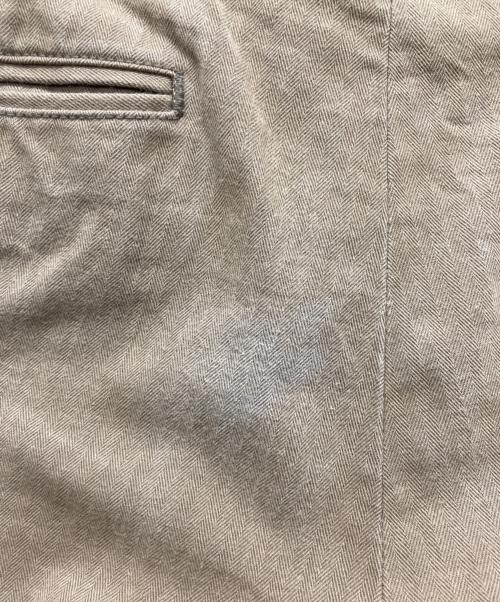 G&F Co（ジーアンドエフコー）G&F co (ジーアンドエフコー) HERINGBONE TROUSER ベージュ サイズ:34の古着・服飾アイテム