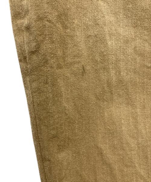 G&F Co（ジーアンドエフコー）G&F co (ジーアンドエフコー) HERINGBONE TROUSER ベージュ サイズ:34の古着・服飾アイテム