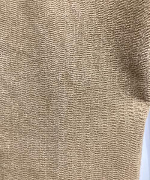 G&F Co（ジーアンドエフコー）G&F co (ジーアンドエフコー) HERINGBONE TROUSER ベージュ サイズ:34の古着・服飾アイテム