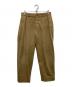 G&F co（ジーアンドエフコー）の古着「HERINGBONE TROUSER」｜ベージュ