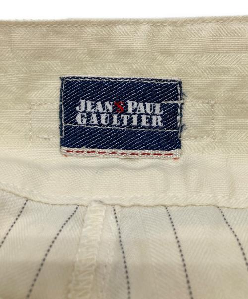 Jean Paul GAULTIER（ジャンポールゴルチェ）Jean Paul GAULTIER (ジャンポールゴルチェ) ストライプパンツ アイボリー サイズ:40の古着・服飾アイテム