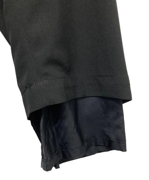 GROUND Y（グラウンドワイ）GROUND Y (グラウンドワイ) TRIACETATE/POLYESTER CREPE de CHINE DOUBLE JACKET ブラック サイズ:4の古着・服飾アイテム