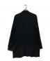 GROUND Y (グラウンドワイ) TRIACETATE/POLYESTER CREPE de CHINE DOUBLE JACKET ブラック サイズ:4：20000円