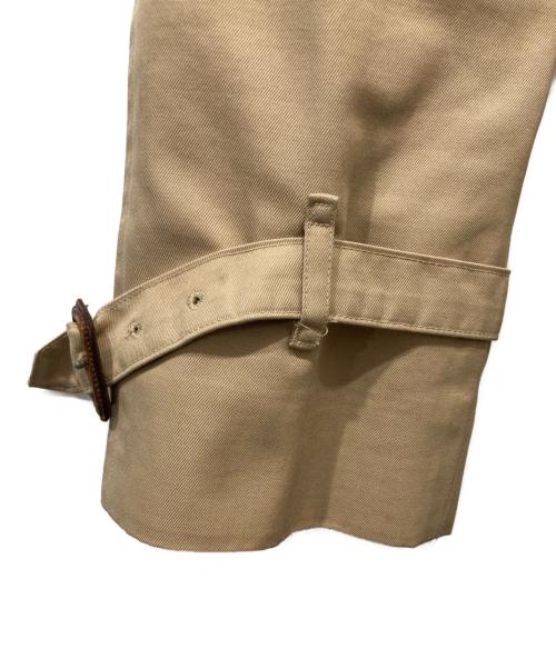 Burberry's（バーバリーズ）Burberry's (バーバリーズ) エポレット付きステンカラーコート ベージュ サイズ:11ABの古着・服飾アイテム