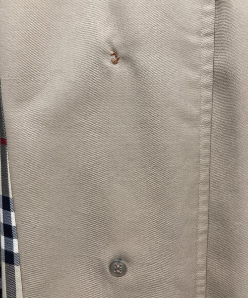 Burberry's（バーバリーズ）Burberry's (バーバリーズ) エポレット付きステンカラーコート ベージュ サイズ:11ABの古着・服飾アイテム