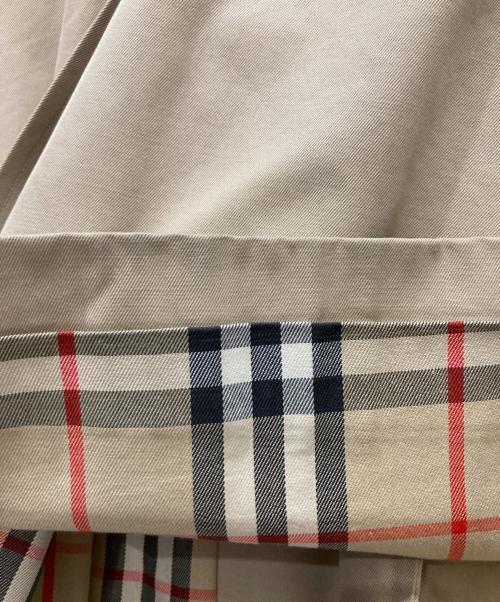 Burberry's（バーバリーズ）Burberry's (バーバリーズ) エポレット付きステンカラーコート ベージュ サイズ:11ABの古着・服飾アイテム