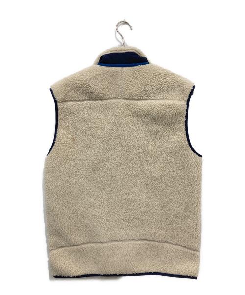 Patagonia（パタゴニア）Patagonia (パタゴニア) クラシックレトロXベスト ベージュ×ネイビー サイズ:Mの古着・服飾アイテム