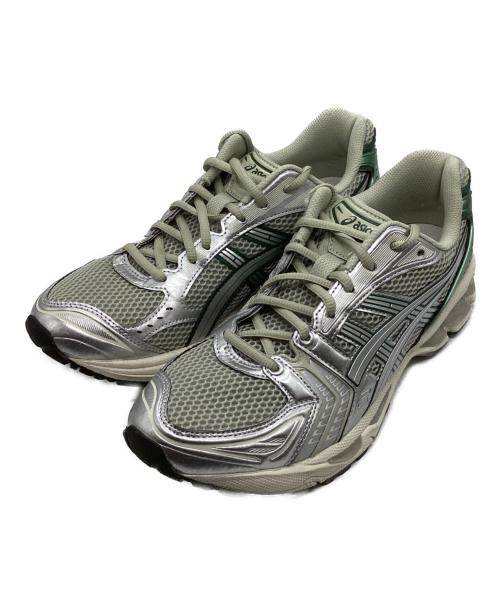 asics（アシックス）asics (アシックス) GEL-KAYANO 14 / ゲル カヤノ 14 グリーン×シルバー サイズ:27cmの古着・服飾アイテム