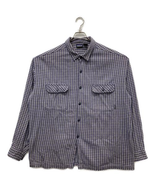 Patagonia（パタゴニア）Patagonia (パタゴニア) Heavy Flannel Shirt ネイビー サイズ:XLの古着・服飾アイテム