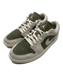 NIKE（ナイキ）の古着「Air Jordan 1 Low SE/エアジョーダン1 ロー SE」｜アイボリー×カーキ