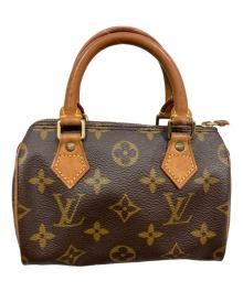 LOUIS VUITTON（ルイ ヴィトン）の古着「ハンドバッグ / ミニスピーディ / モノグラム」｜ブラウン