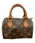 LOUIS VUITTON（ルイ ヴィトン）の古着「ハンドバッグ / ミニスピーディ / モノグラム」｜ブラウン