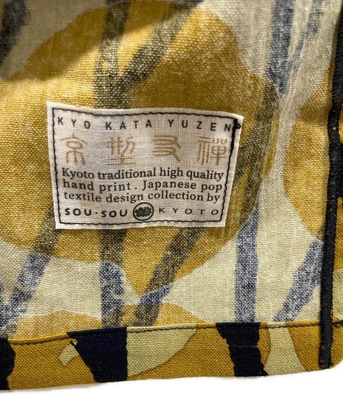 SOU・SOU（ソウソウ）SOU・SOU (ソウソウ) 高島縮 薙刀長草衣 嵐 ブラウン サイズ:Lの古着・服飾アイテム
