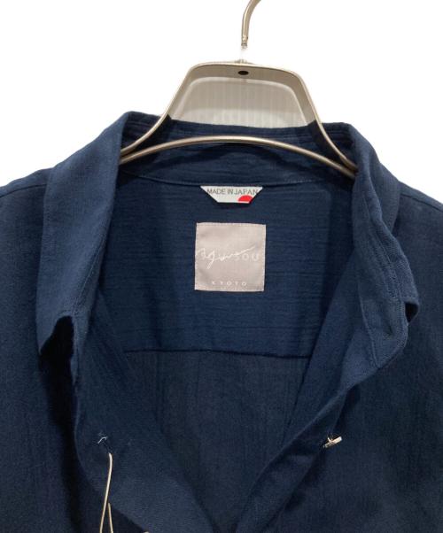 SOU・SOU（ソウソウ）SOU・SOU (ソウソウ) 高島縮 グランチュニックシャツ ネイビー サイズ:FREEの古着・服飾アイテム