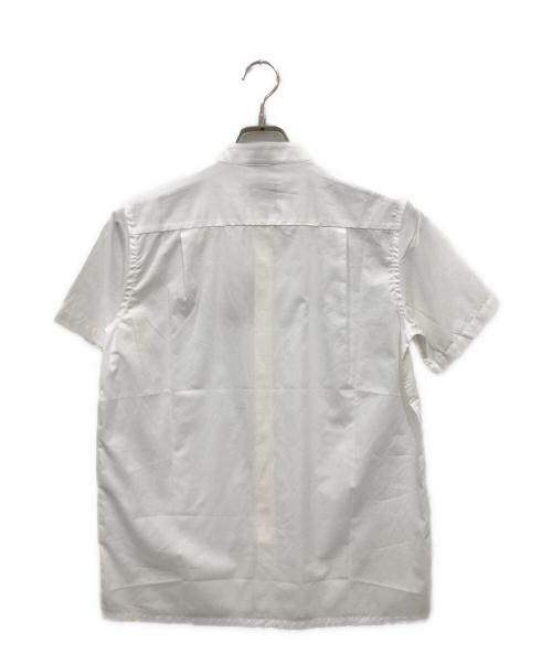 SOU・SOU（ソウソウ）SOU・SOU (ソウソウ) GIZA COTTON スタンドカラー半袖シャツ ホワイト サイズ:Sの古着・服飾アイテム
