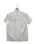 SOU・SOU (ソウソウ) GIZA COTTON スタンドカラー半袖シャツ ホワイト サイズ:S：5000円