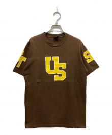 stussy（ステューシー）の古着「プリントTシャツ」｜ブラウン