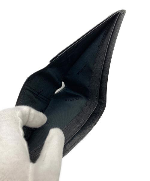 PORTER（ポーター）PORTER (ポーター) 2つ折り財布 ブラックの古着・服飾アイテム