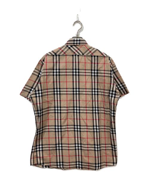 BURBERRY LONDON（バーバリーロンドン）BURBERRY LONDON (バーバリーロンドン) ノバチェック半袖シャツ ベージュ サイズ:Lの古着・服飾アイテム