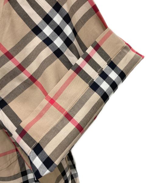 BURBERRY LONDON（バーバリーロンドン）BURBERRY LONDON (バーバリーロンドン) ノバチェック半袖シャツ ベージュ サイズ:Lの古着・服飾アイテム