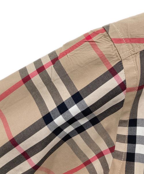 BURBERRY LONDON（バーバリーロンドン）BURBERRY LONDON (バーバリーロンドン) ノバチェック半袖シャツ ベージュ サイズ:Lの古着・服飾アイテム