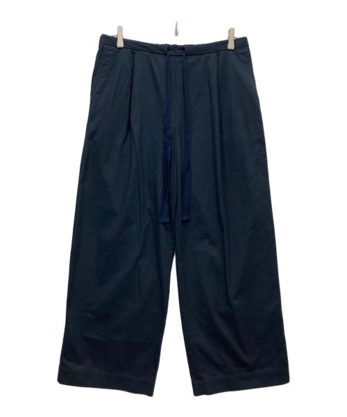 BEARDSLEY（ビアズリー）BEARDSLEY (ビアズリー) ドロストチノパンツ ネイビー サイズ:FREEの古着・服飾アイテム